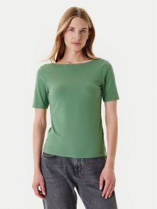 United Colors Of Benetton T-Shirt 3FJHD109K Zielony Slim Fit. Zielone t-shirty United Colors of Benetton, m, bez wzorów, z bawełny, bez kołnierzyka, bez ramiączek. Za 49,99 zł.