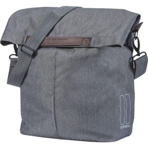 Torba na zakupy „City. Szare shopper bag BASIL, bez wzorów, bez dodatków. Za 223,49 zł.