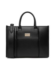 Nine West Torebka EO-KENTUCKY-LDA8168 Czarny. Czarne torebki klasyczne Nine West, bez wzorów, z materiału, bez dodatków. Za 369,99 zł.