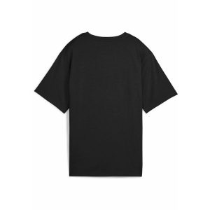 Damska koszulka LOVE UNITED o luźnym kroju PUMA Black. Czarne bluzki Puma, s, bez wzorów, sportowe, bez kołnierzyka, bez ramiączek. W wyprzedaży za 79,00 zł.