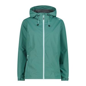 Kurtka damska turystyczna CMP 39X6636. Zielone kurtki CMP, l, bez wzorów, bez kaptura. Za 323,50 zł.