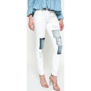 Guess Jeans - Jeansy. Szare jeansy marki Guess Jeans, z bawełny. W wyprzedaży za 429,90 zł.