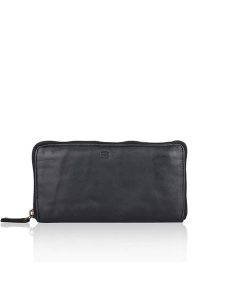 Bellicci Skórzany portfel "Chalice" w kolorze czarnym - 19 x 10 x 3 cm rozmiar: onesize. Czarne portfele Bellicci, bez wzorów, z materiału. Za 166,10 zł.