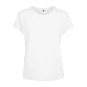 Koszulka Damska Slim. Zielone bluzki BUILD YOUR BRAND, s, bez wzorów, sportowe, bez kołnierzyka, bez ramiączek. Za 57,99 zł.