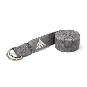 Pasek do Jogi Adidas 2,5 m szary. Szare paski ADIDAS, bez wzorów, sportowe. Za 80,00 zł.