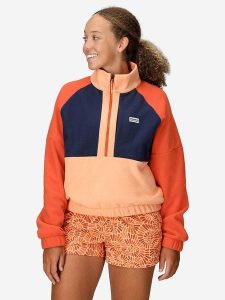Marmot Bluza polarowa "Retro Rocklin" w kolorze pomarańczowym rozmiar: XL. Pomarańczowe bluzy Marmot, xl, bez wzorów, z materiału, bez kaptura. Za 205,45 zł.