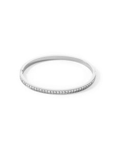 COEUR DE LION Bransoletka z kryształami rozmiar: onesize. Szare bransoletki COEUR DE LION, z kryształem, srebrne. Za 207,88 zł.