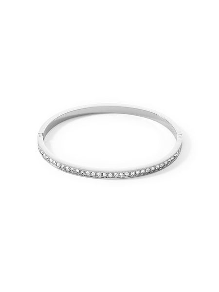COEUR DE LION Bransoletka z kryształami rozmiar: onesize. Szare bransoletki COEUR DE LION, z kryształem, srebrne. Za 221,67 zł.