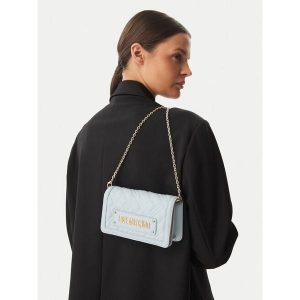Torebka LOVE MOSCHINO. Niebieskie torebki klasyczne LOVE MOSCHINO, bez wzorów, bez dodatków. Za 566,99 zł.