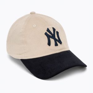 Czapka z daszkiem New Era Block Cord 9Twenty New York Yankees. Brązowe czapki New Era, bez wzorów. Za 119,99 zł.