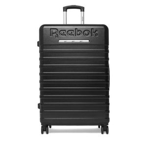 Walizka duża Reebok. Czarne walizki Reebok, bez wzorów, duże. Za 349,99 zł.