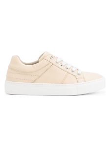 NoGRZ Skórzane sneakersy "Cantley" w kolorze beżowym rozmiar: 42. Brązowe trampki NoGRZ, bez wzorów, ze skóry, bez zapięcia. Za 153,71 zł.