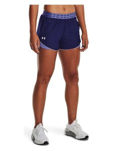 Under Armour Szorty sportowe "Play Up" w kolorze niebieskim rozmiar: XL. Niebieskie spodenki sportowe Under Armour, xl, bez wzorów, z materiału, outdoorowe. Za 61,46 zł.