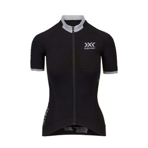 Koszulka termoaktywna rowerowa damska X-BIONIC INVENT 4.0 BIKE RACE ZIP. Czarne koszule nocne XBIONIC, bez wzorów, bez ramiączek. W wyprzedaży za 640,00 zł.