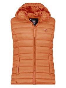 Canadian Peak Kamizelka pikowana "Vakitaleak" w kolorze pomarańczowym rozmiar: XXL. Pomarańczowe kamizelki Canadian Peak, xxl, bez wzorów, bez kołnierzyka, bez ramiączek, bez kaptura. Za 113,90 zł.