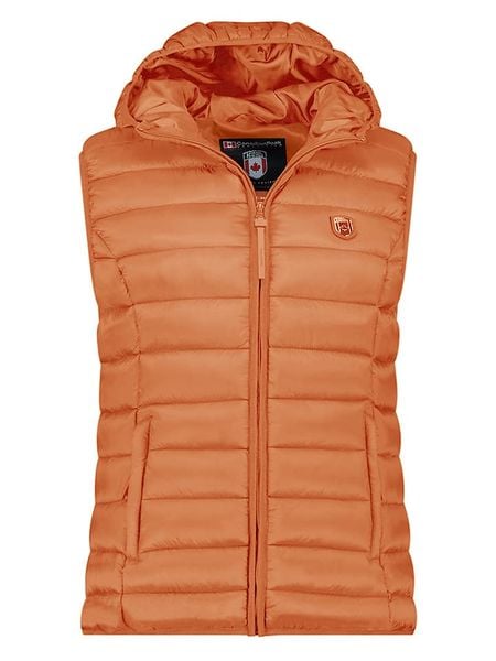 Canadian Peak Kamizelka pikowana "Vakitaleak" w kolorze pomarańczowym rozmiar: XXL. Pomarańczowe kamizelki Canadian Peak, xxl, bez wzorów, bez kołnierzyka, bez ramiączek, bez kaptura. Za 127,65 zł.