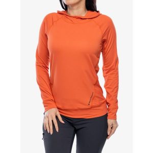 Bluza z kapturem damska Black Diamond Alpenglow Hoody. Brązowe bluzy Black Diamond, bez wzorów, z kapturem. Za 276,99 zł.