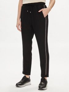 Liu Jo Spodnie dresowe TA4088 TS423 Czarny Regular Fit. Czarne spodnie dresowe Liu Jo, xs, bez wzorów, z dresówki. Za 419,99 zł.