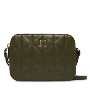 Torebka Calvin Klein. Brązowe listonoszki Calvin Klein, bez wzorów, bez dodatków. Za 449,99 zł.