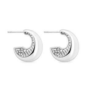 Kolczyki Guess. Szare kolczyki Guess, srebrne. Za 231,99 zł.