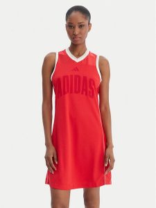 Adidas Sukienka codzienna Stadium KC4998 Czerwony Slim Fit. Czerwone kombinezony ADIDAS, s, bez wzorów, z syntetyku, bez kołnierzyka, bez ramiączek. Za 219,99 zł.