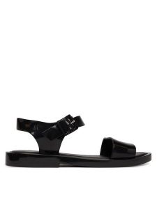 Melissa Sandały Mar Sandal II Ad 33815 Czarny. Czarne sandały Melissa, bez wzorów, z tworzywa sztucznego, bez obcasa, na płaskiej podeszwie, bez zapięcia. Za 290,99 zł.