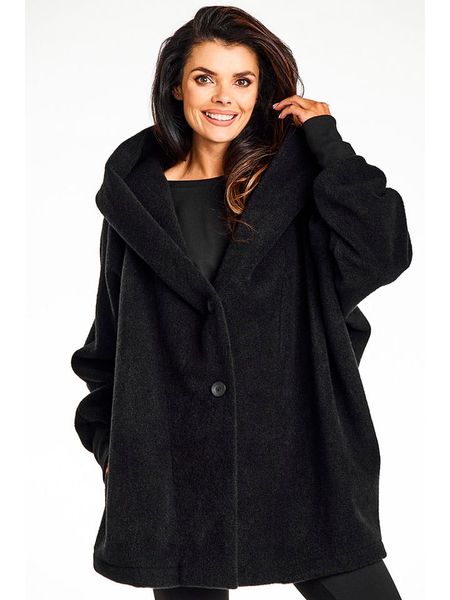 Awama Kurtka przejściowa w kolorze czarnym rozmiar: S/M. Czarne kurtki Awama, m, bez wzorów, bez kaptura. Za 224,95 zł.