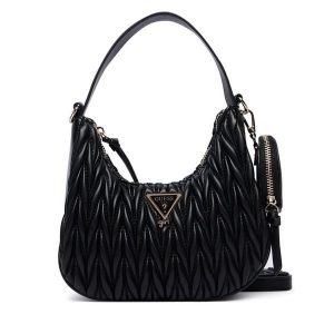 Torebka Guess. Czarne torebki klasyczne Guess, z aplikacjami, bez dodatków. Za 284,99 zł.