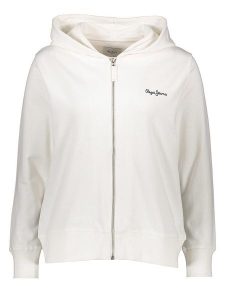 Pepe Jeans Bluza w kolorze białym rozmiar: L. Białe bluzy Pepe Jeans, l, bez wzorów, z jeansu, bez kaptura. Za 206,45 zł.