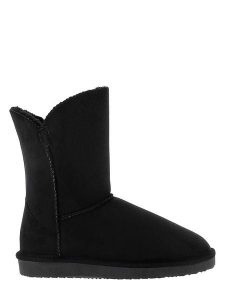 Blackfield Botki zimowe "Ocean" w kolorze czarnym rozmiar: 37. Czarne botki Blackfield, na zimę, z aplikacjami, z materiału, z okrągłym noskiem, bez obcasa, bez zapięcia. Za 171,95 zł.