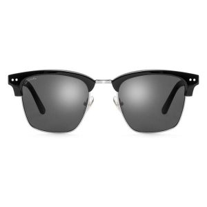 Miejskie okulary ze stali nierdzewnej Lifestyle Siroko Bronx. Czarne okulary przeciwsłoneczne SIROKO. Za 218,00 zł.