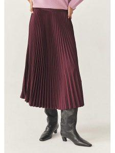 TATUUM Spódnica "Brimi" w kolorze bordowym rozmiar: S. Czerwone spódnice Tatuum, s, bez wzorów, midi. Za 131,43 zł.