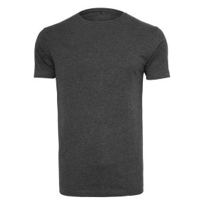 Koszulka Unisex Dla Dorosłych Z Dekoltem W Szpic. Brązowe bluzki BUILD YOUR BRAND, s, bez wzorów, sportowe, bez kołnierzyka, bez ramiączek. Za 48,99 zł.