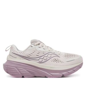 Buty do biegania Saucony. Brązowe buty sportowe Saucony, bez wzorów, bez zapięcia, do biegania. Za 469,99 zł.