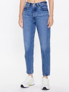 Levi's® Jeansy 501® '81 A4699-0009 Niebieski Straight Fit. Niebieskie jeansy bez wzorów, z jeansu. Za 289,99 zł.