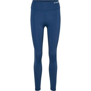 Damskie legginsy z wysokim stanem Hummel Mt Active. Niebieskie legginsy Hummel, bez wzorów, z elastanu, z podwyższonym stanem. Za 286,00 zł.