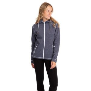 Damska bluza polarowa z zamkiem Trespass Rootless niebieska L. Niebieskie kurtki Trespass, l, bez wzorów, z polaru, bez kaptura. Za 303,99 zł.