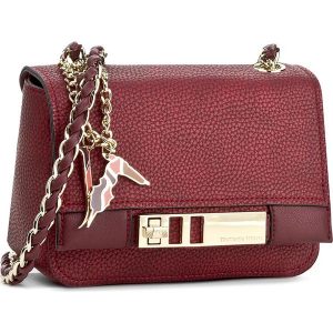Torebka TRUSSARDI JEANS - Diane Grain Pochette Bag 75B091 R020. Czerwone torebki klasyczne marki Trussardi Jeans, z jeansu. W wyprzedaży za 339,00 zł.