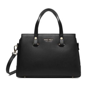 Torebka Nine West. Czarne torebki klasyczne Nine West, bez wzorów, bez dodatków. Za 279,99 zł.
