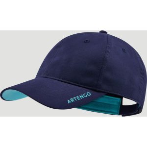 Czapka z daszkiem Artengo TC500 rozmiar 56. Niebieskie czapki ARTENGO, bez wzorów, z materiału, sportowe. Za 29,99 zł.