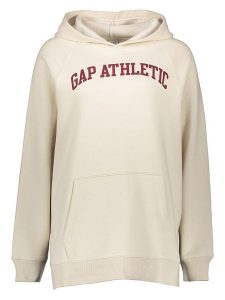 GAP Bluza w kolorze kremowym rozmiar: L. Brązowe bluzy GAP, l, bez wzorów, z kapturem. Za 87,81 zł.