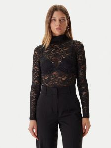 Guess Body O5BM08 K1820 Czarny Slim Fit. Czarne body i gorsety Guess, z aplikacjami, z syntetyku. Za 269,10 zł.