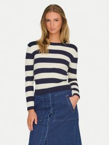 JDY Sweter Plum 15277223 Granatowy Regular Fit. Niebieskie swetry klasyczne JDY, l, z wiskozy, bez kołnierzyka. Za 109,99 zł.