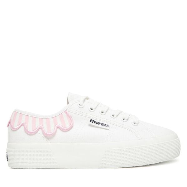 Tenisówki Superga. Białe trampki Superga, bez wzorów, bez zapięcia. Za 169,99 zł.