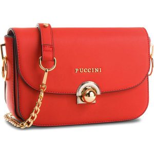 Torebka PUCCINI - BT18496 Red 3. Torebki klasyczne marki Puccini. W wyprzedaży za 159,00 zł.