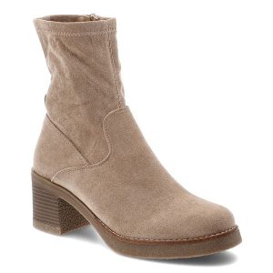 Beżowe Botki S.Barski Damskie Buty Zapinane Na Suwak. Brązowe botki S.BARSKI, na jesień, bez wzorów, bez obcasa, na obcasie, bez zapięcia. Za 161,99 zł.