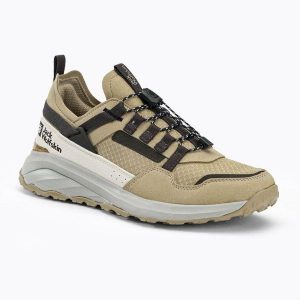 Buty turystyczne damskie Jack Wolfskin Dromoventure Athletic Low. Brązowe buty trekkingowe Jack Wolfskin, bez zapięcia. Za 329,99 zł.