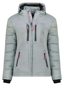 ANAPURNA Kurtka zimowa "Beachana" w kolorze szarym rozmiar: XXL. Szare kurtki ANAPURNA, na zimę, xxl, bez wzorów, z puchu, bez kaptura. Za 288,52 zł.