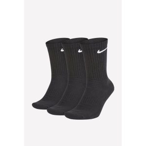 Skarpety Nike Everyday Cushioned Crew. Czarne skarpetki Nike, bez wzorów. Za 58,99 zł.