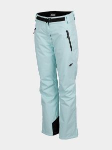 4F Spodnie narciarskie w kolorze błękitnym rozmiar: XL. Niebieskie spodnie dresowe 4f, m, bez wzorów, narciarskie. Za 471,45 zł.